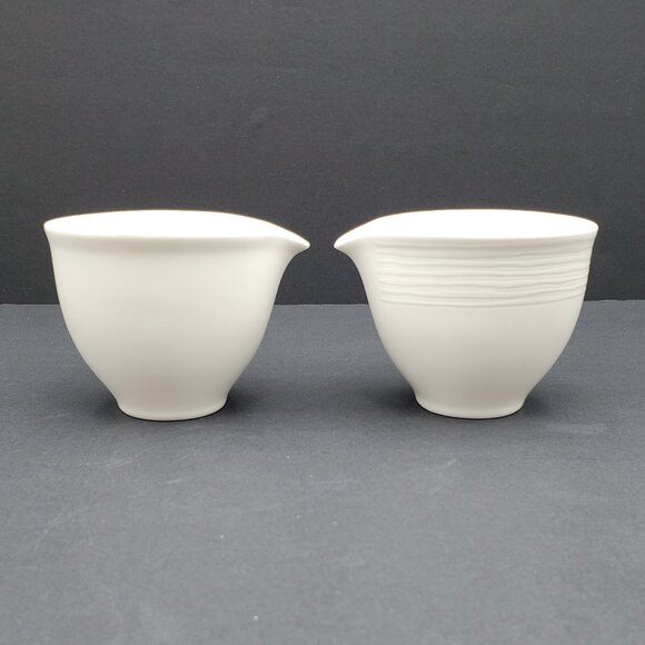 Villeroy & Boch White Individual Creamers Fine China Personal Sauce Servers - Picture 1 of 8